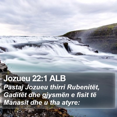 Jozueu 22:1 ALB Bible Verse Image