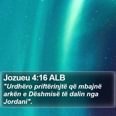 Jozueu 4:16 ALB Bible Verse Image