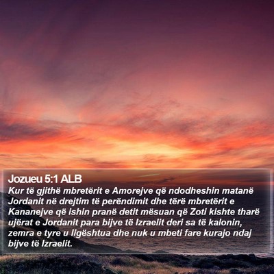 Jozueu 5:1 ALB Bible Verse Image