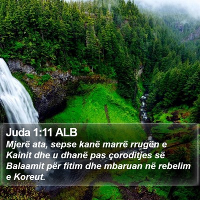 Juda 1:11 ALB Bible Verse Image
