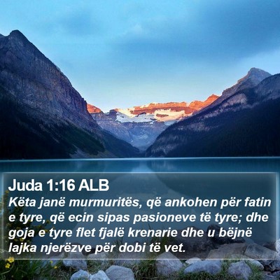 Juda 1:16 ALB Bible Verse Image