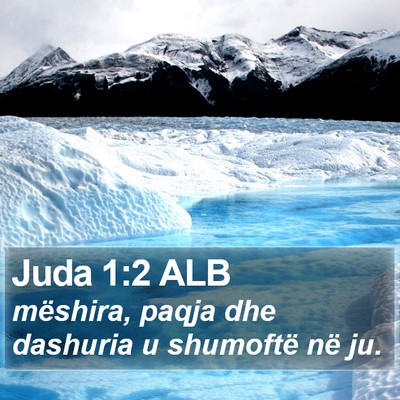 Juda 1:2 ALB Bible Verse Image