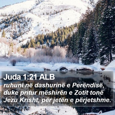 Juda 1:21 ALB Bible Verse Image