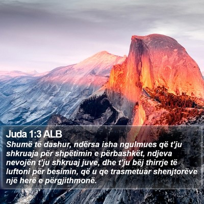 Juda 1:3 ALB Bible Verse Image
