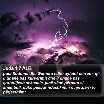 Juda 1:7 ALB Bible Verse Image