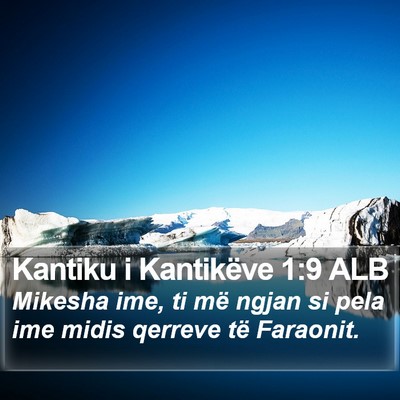 Kantiku i Kantikëve 1:9 ALB Bible Verse Image