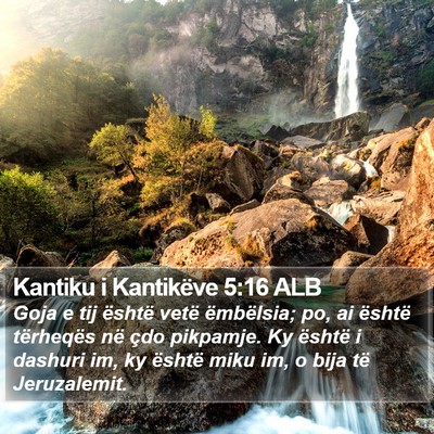 Kantiku i Kantikëve 5:16 ALB Bible Verse Image
