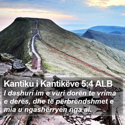 Kantiku i Kantikëve 5:4 ALB Bible Verse Image
