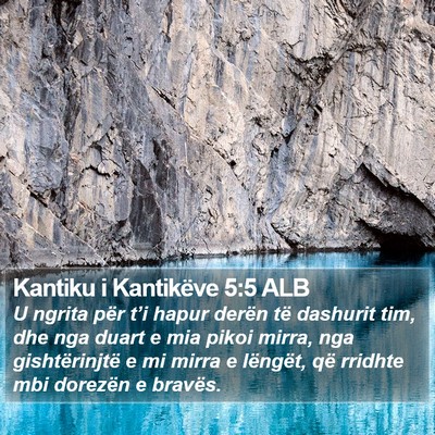 Kantiku i Kantikëve 5:5 ALB Bible Verse Image