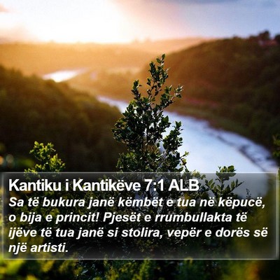 Kantiku i Kantikëve 7:1 ALB Bible Verse Image