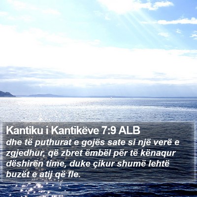 Kantiku i Kantikëve 7:9 ALB Bible Verse Image