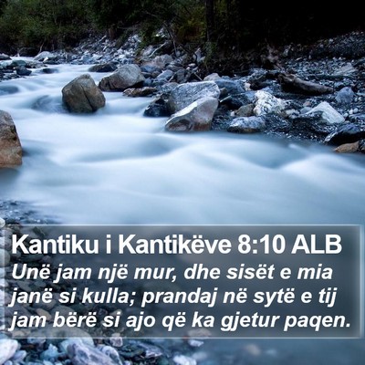 Kantiku i Kantikëve 8:10 ALB Bible Verse Image
