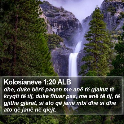 Kolosianëve 1:20 ALB Bible Verse Image