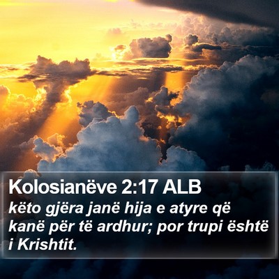 Kolosianëve 2:17 ALB Bible Verse Image