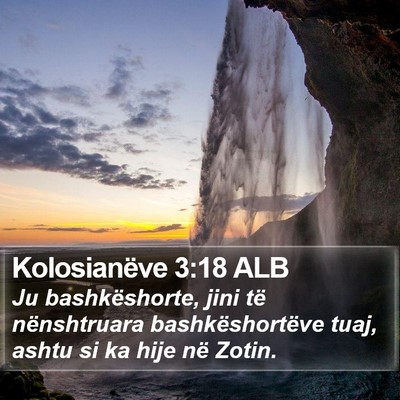 Kolosianëve 3:18 ALB Bible Verse Image