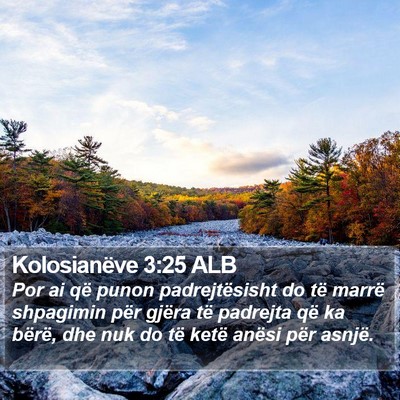 Kolosianëve 3:25 ALB Bible Verse Image