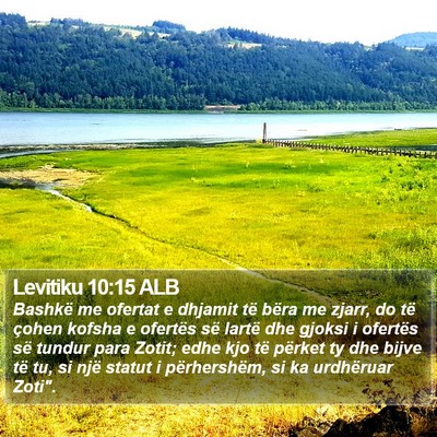 Levitiku 10:15 ALB Bible Verse Image