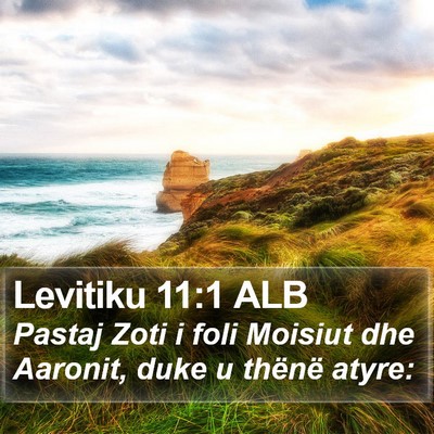 Levitiku 11:1 ALB Bible Verse Image