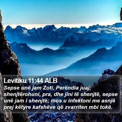 Levitiku 11:44 ALB Bible Verse Image
