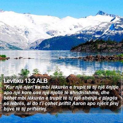 Levitiku 13:2 ALB Bible Verse Image