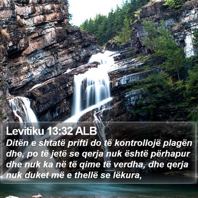 Levitiku 13:32 ALB Bible Verse Image