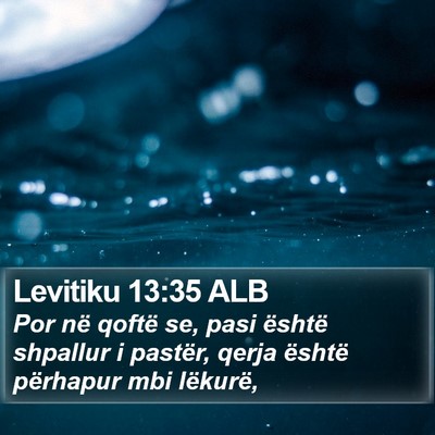 Levitiku 13:35 ALB Bible Verse Image