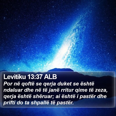 Levitiku 13:37 ALB Bible Verse Image