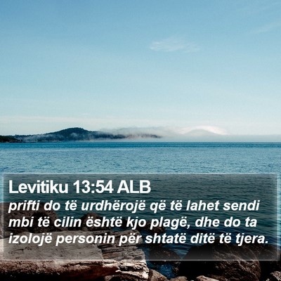 Levitiku 13:54 ALB Bible Verse Image