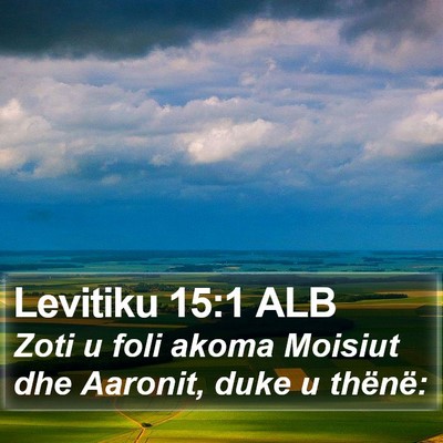 Levitiku 15:1 ALB Bible Verse Image
