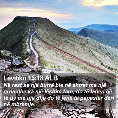 Levitiku 15:18 ALB Bible Verse Image