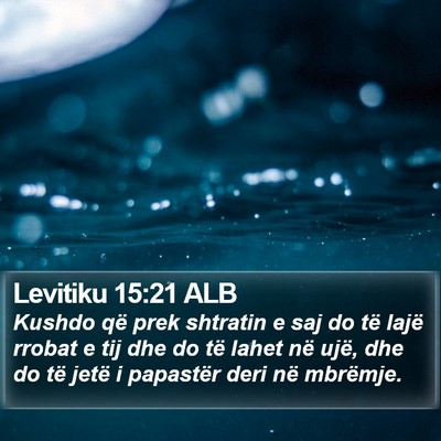 Levitiku 15:21 ALB Bible Verse Image