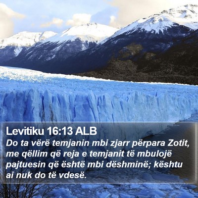 Levitiku 16:13 ALB Bible Verse Image