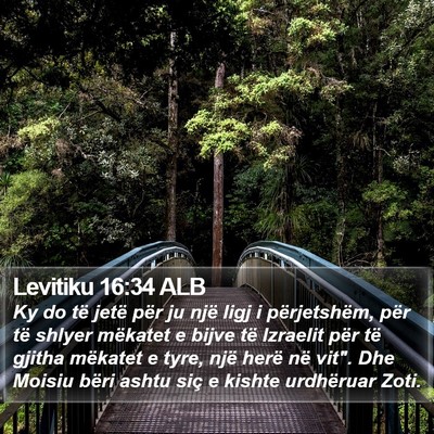 Levitiku 16:34 ALB Bible Verse Image