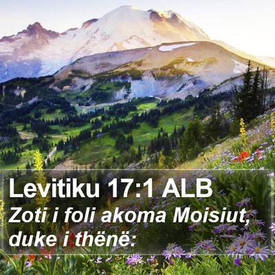 Levitiku 17:1 ALB Bible Verse Image