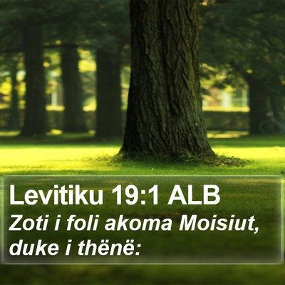Levitiku 19:1 ALB Bible Verse Image