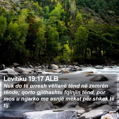 Levitiku 19:17 ALB Bible Verse Image
