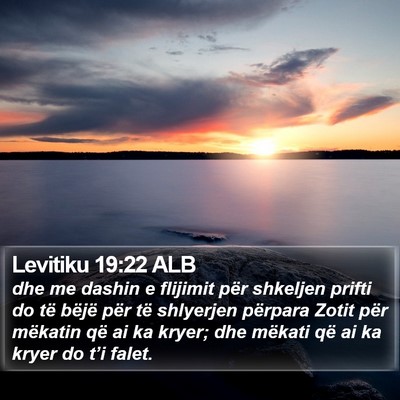 Levitiku 19:22 ALB Bible Verse Image