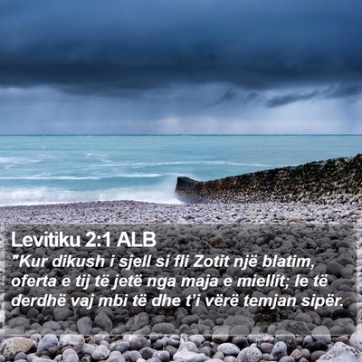 Levitiku 2:1 ALB Bible Verse Image