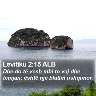 Levitiku 2:15 ALB Bible Verse Image
