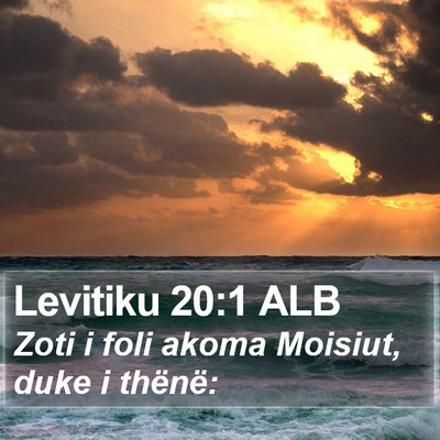 Levitiku 20:1 ALB Bible Verse Image