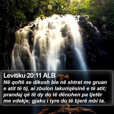 Levitiku 20:11 ALB Bible Verse Image