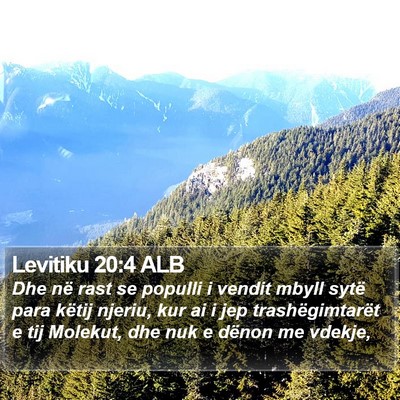 Levitiku 20:4 ALB Bible Verse Image
