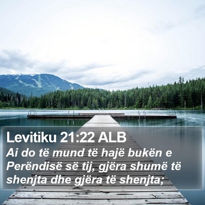 Levitiku 21:22 ALB Bible Verse Image