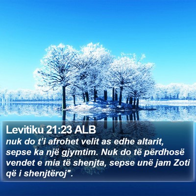 Levitiku 21:23 ALB Bible Verse Image