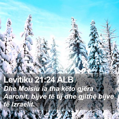 Levitiku 21:24 ALB Bible Verse Image