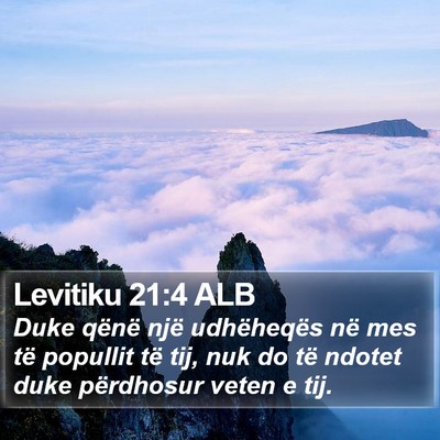 Levitiku 21:4 ALB Bible Verse Image