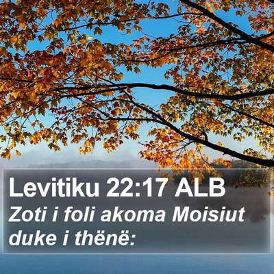Levitiku 22:17 ALB Bible Verse Image