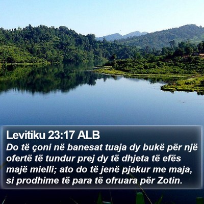 Levitiku 23:17 ALB Bible Verse Image