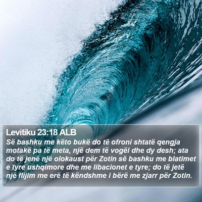 Levitiku 23:18 ALB Bible Verse Image