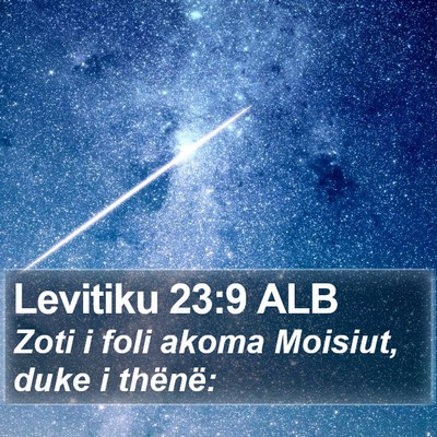 Levitiku 23:9 ALB Bible Verse Image